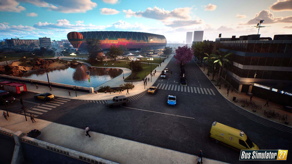 Screenshot 9: Vogelperspektive auf Kreuzung